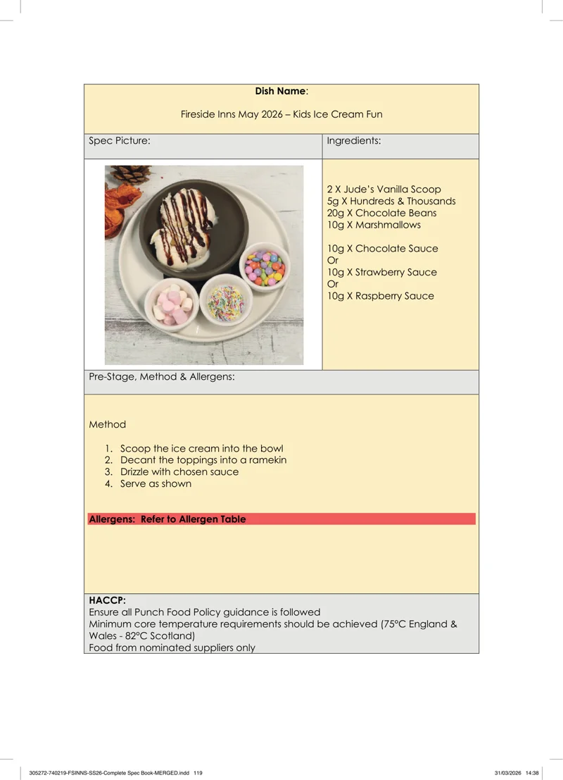 Kids Ice Cream Fun spec sheet
